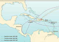 Christopher Columbus’ three subsequent voyages