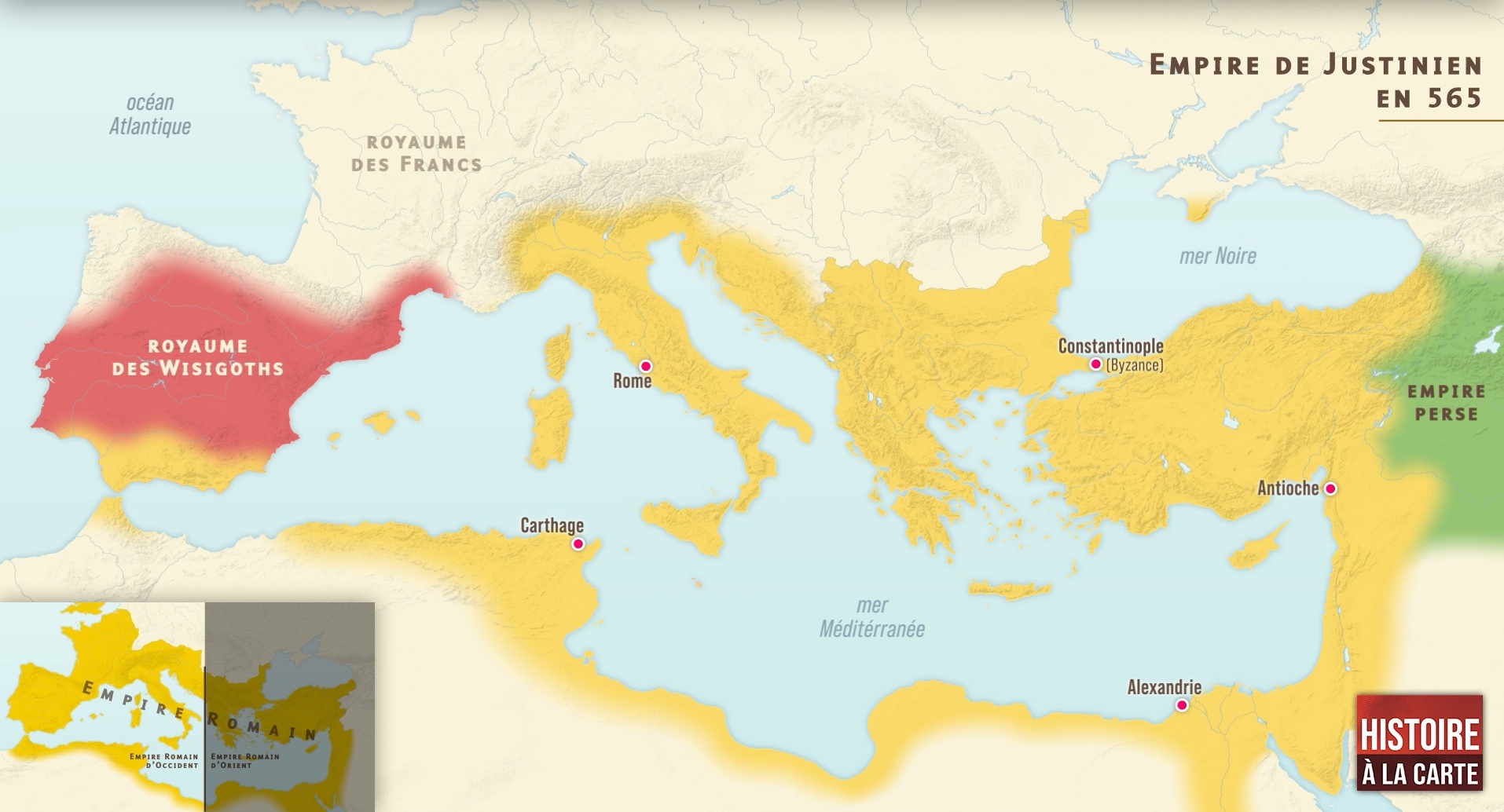 The conquests of Justinian