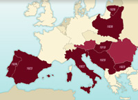 A wave of authoritarian regimes in the 20s