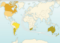 Emigration of Europeans to the Far Corners of the World