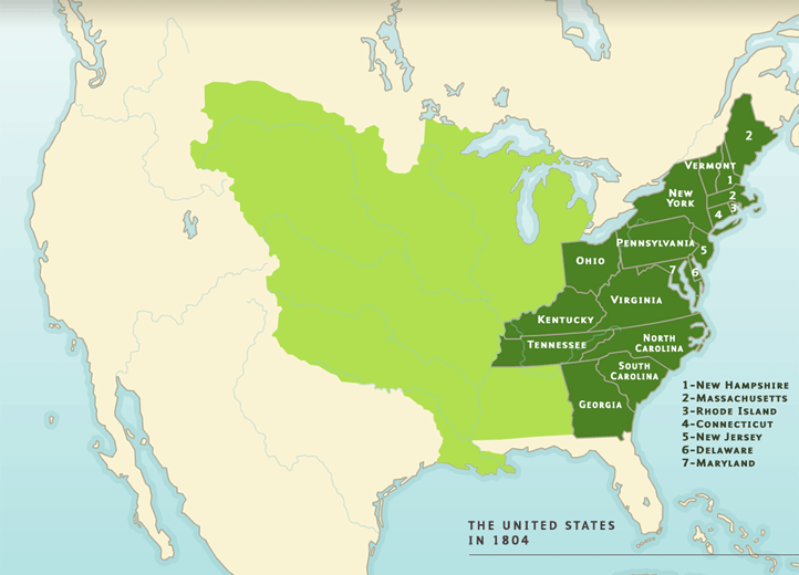 Map Of Us History - Alvera Marcille