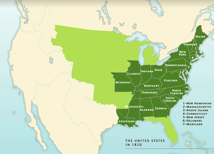A territorial history of the United States